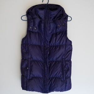Uniqlo Purple Puffer Vest in Small